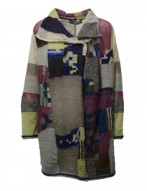 M.&Kyoko cardigan lungo multicolore in lana sottile scontati online