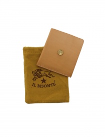 Wallets online: Light brown leather Il Bisonte wallet