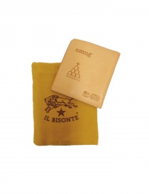 Light brown leather Il Bisonte wallet