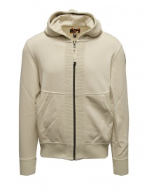 Parajumpers Wilton Wilton natural white zip and hooded sweater PMFLGR02 WILTON BONE 266 order online