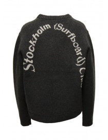 Stockholm Surfboard Club pullover nero con scritta logo