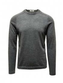 Monobi Jersey Stitch maglione in cashmere sottile grigio 14289516 GRANIT 20293