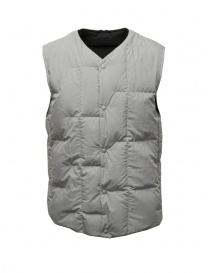Mens vests online: Monobi Eco Pop sustainable light grey vest