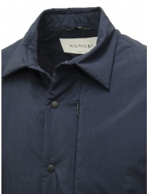 Monobi Eco Pop Outershirt navy blue padded shirt-jacket