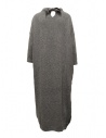 Ma'ry'ya maxi abito in lana grigio melangeshop online maglieria donna