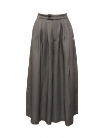 Womens trousers online: A Tentative Atelier brown wide draped trousers
