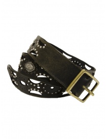 Belts online: Post&Co. leather belt with oval metal decorations