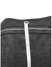 Label Under Construction maglia grigia con ricamo posteriore
