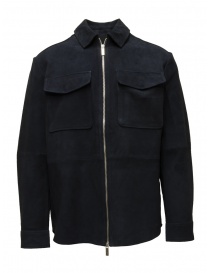 Selected Homme blue suede jacket 16087765 SKY CAPTAIN order online