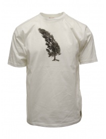 Kapital Conifer & G.G.G. t-shirt with tree and transparent insert K2304SC158 WHITE order online