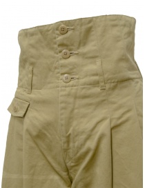 Kapital Baron pantaloni ampi a vita alta beige pantaloni donna acquista online