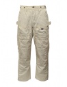 Kapital Lumber pantaloni multitasche in canvas bianco acquista online EK-1420 NAT