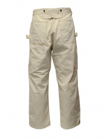 Kapital Lumber pantaloni multitasche in canvas bianco prezzo