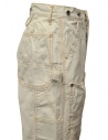 Kapital Lumber pantaloni multitasche in canvas bianco prezzo EK-1420 NATshop online