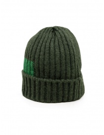 Kapital patchwork green wool hat