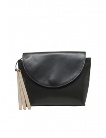 Cornelian Taurus Trace Cover mini shoulder bag in black leather CO23FWTC010 BLACK order online