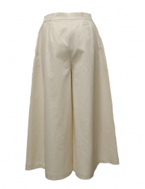 Dune_ Ivory white twill culotte trousers