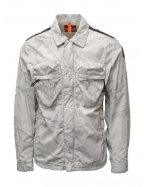 Parajumpers Millard PR giacca bianca stampa Wireframe PMSIMW03 MILLARD PR WHITE P018 order online