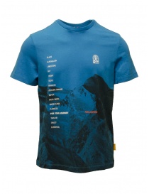 Parajumpers Limestone blue printed T-shirt PMTSAV02 LIMESTONE BLUE J. 0314 order online