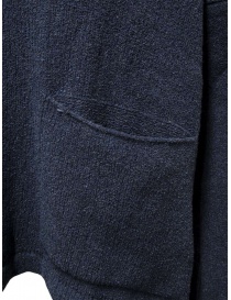 Ma'ry'ya maglia in cotone blu con tasca