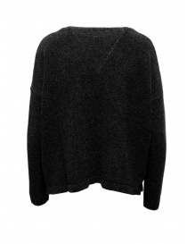Ma'ry'ya boxy sweater in black cotton with pocket