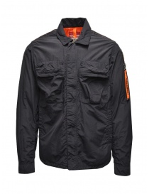 Parajumpers Millard black windproof shirt jacket PMSIRM01 MILLARD BLACK 0541 order online