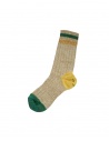 Kapital Happy Heel beige socks with smiley heels shop online socks