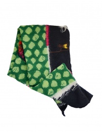 Kapital Dragon Dance black scarf with green dragon price