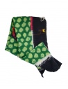 Kapital Dragon Dance sciarpa nera con drago verde K2310XG532 BLACK prezzo