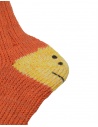 Kapital orange socks with smiley heels shop online socks