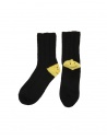 Kapital black socks with smiley heels buy online EK-1378 BLACK