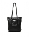 Trippen SQ-Bag b black leather tote bag SQ-BAG B BGL BLK BGL price