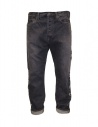 Kapital jeans nero vintage con borchie e perle laterali acquista online EK-1243 BLK