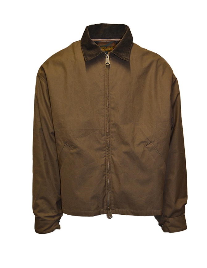 Kapital Drizzler T-back khaki jacket with removable lining K2311LJ140 KHAKI mens jackets online shopping