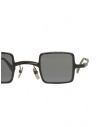 Kuboraum Z21 BM square metal sunglasses with grey lenses shop online glasses