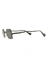 Kuboraum Z21 BM square metal sunglasses with grey lenses glasses buy online