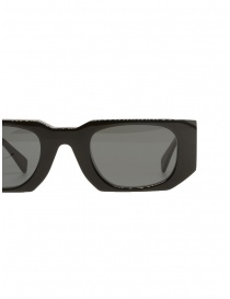 Kuboraum U8 Black Shine occhiali da sole rettangolari lenti grigie occhiali acquista online