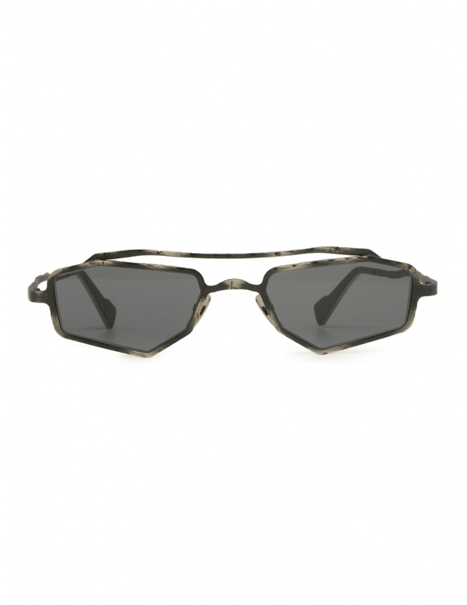 Kuboraum Z23 SM thin sunglasses in hammered metal Z23 51-20 SM BROWN glasses online shopping