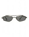 Kuboraum Z23 SM thin sunglasses in hammered metal buy online Z23 51-20 SM BROWN