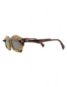 Kuboraum Q6 HX occhiali da sole tartarugati bicolore lenti grigie Q6 55-16 HX 2GREY prezzo