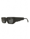 Kuboraum U8 Black Shine occhiali da sole rettangolari lenti grigieshop online occhiali