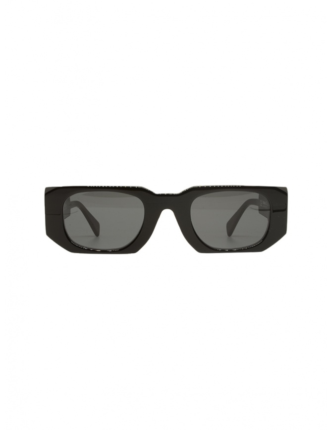 Kuboraum U8 Black Shine occhiali da sole rettangolari lenti grigie U8 49-25 BS 2GREY occhiali online shopping