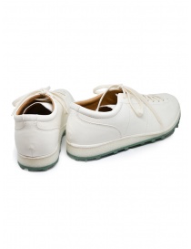 Shoto sneakers in pelle di cavallo bianche con suola turchese calzature uomo acquista online