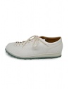 Shoto white horse leather sneakers with turquoise sole 7654 HORSE DEEPL BIANCO price