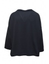 Ma'ry'ya boxy sweater in navy blue cotton shop online women s knitwear