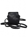 Guidi RT02 mini shoulder bag in black horse leather buy online RT02 SOFT HORSE FULL GRAIN BLKT