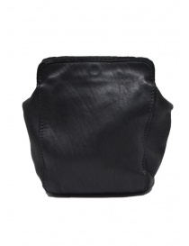Guidi RT02 mini shoulder bag in black horse leather bags buy online