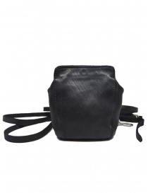 Guidi RT02 mini shoulder bag in black horse leather buy online price