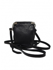 Guidi RT02 mini shoulder bag in black horse leather buy online price