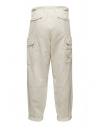 Monobi Herringbone cream white cargo pants shop online mens trousers